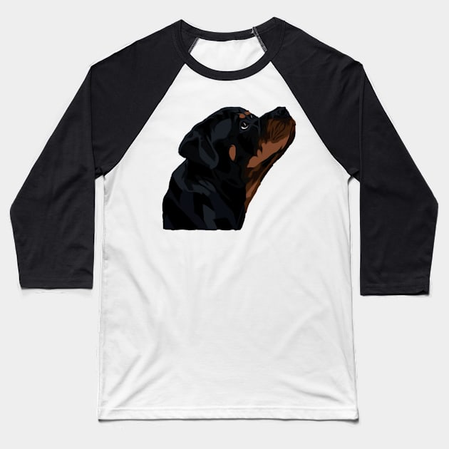 Rottweiler my best friend Baseball T-Shirt by Freedomink